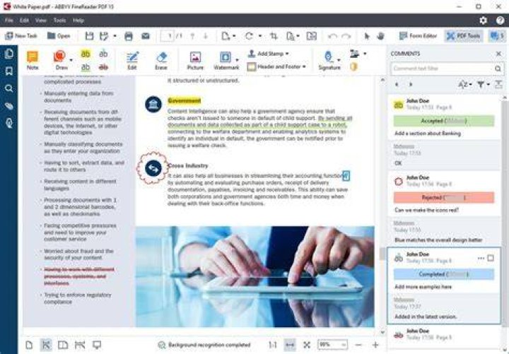 ABBYY FineReader logo ABBYY FineReader document comparison software