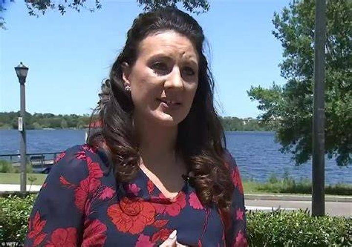Artist Miranda Cady, 38, attended the February 19 wedding near Orlando as a guest of bride Danya Shea Glenny Svoboda