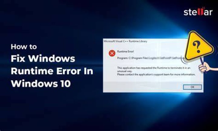 Fix Runtime Error in Windows 11