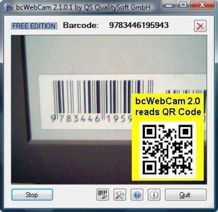 Free Barcode Scanner Reader Software