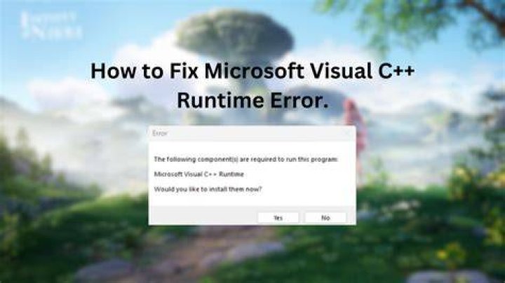 Install to fix runtime error windows 11
