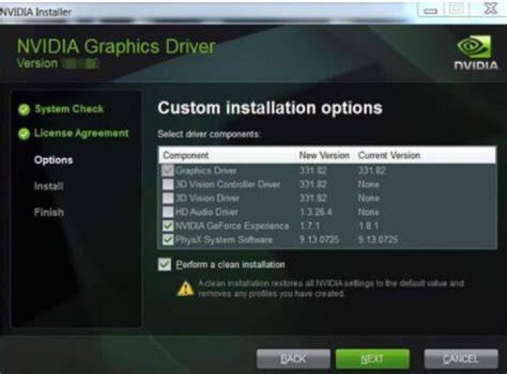 NVIDIA GPU drivers update