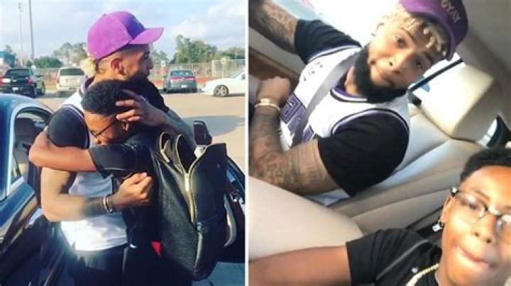 Odell Beckham Picks Up Lil Bro From School In a RollsRoyce!