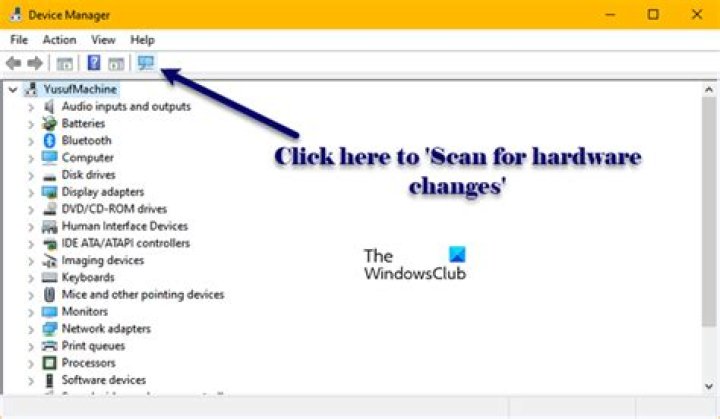 The Scan for hardware changes button Scan for hardware changes button microsoft teredo tunneling adapter has a driver problem