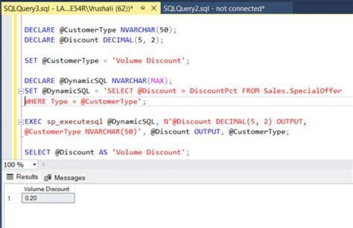 set language management studio set language SQL Server Query Execution Failed For Dataset