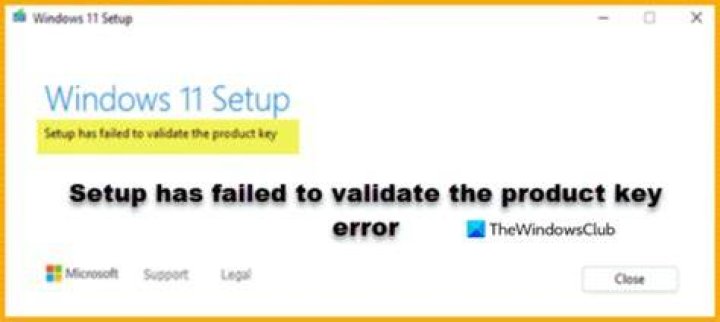 sources-folder windows 11 setup failed to validate product key