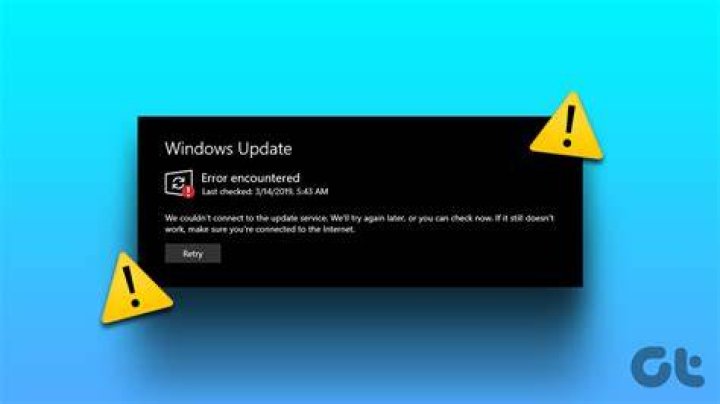 Windows Update error